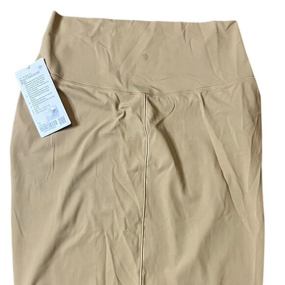 Lululemon Nulu Slim-Fit High-Rise Skirt Filbert Tan size 12 - Picture 5 of 7
